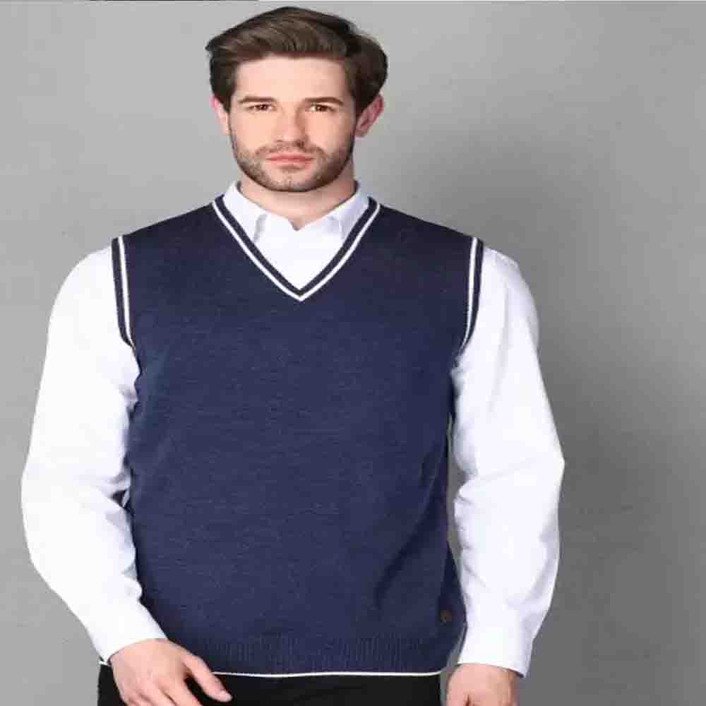 Wool Half Sleeve Sweater 